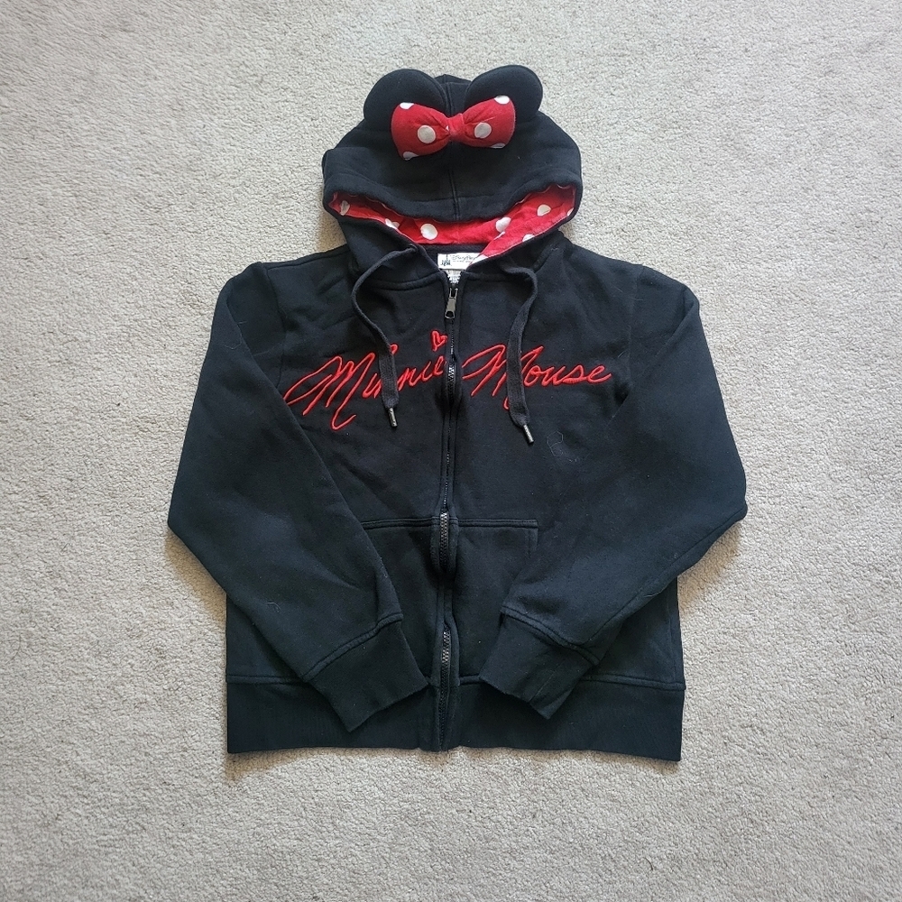 Disney Minnie Mouse Womens Zip Up Jacket